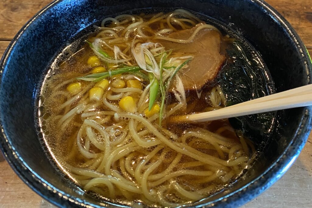 穂高岳山荘のラーメン