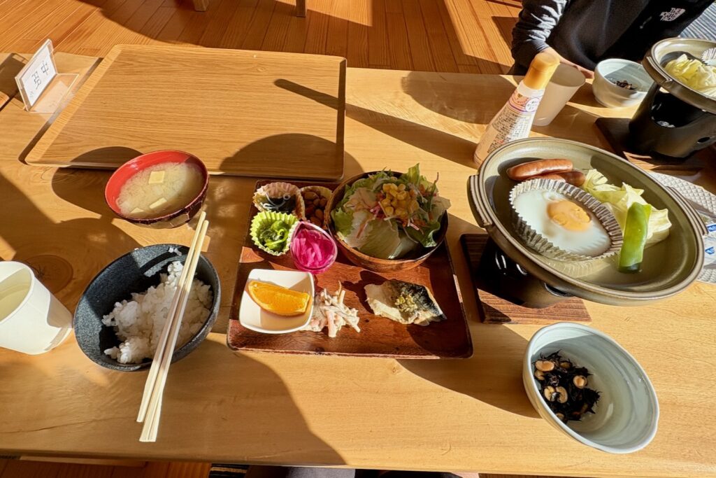 白駒荘の朝食